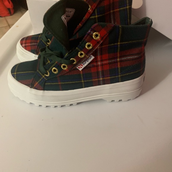 Superga plaid high top - Picture 4 of 4